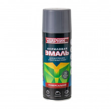 Краска-Спрей УДАРНИК №22/400ml*12pcs*300g/(M GREY)(СЕРЫЙ)